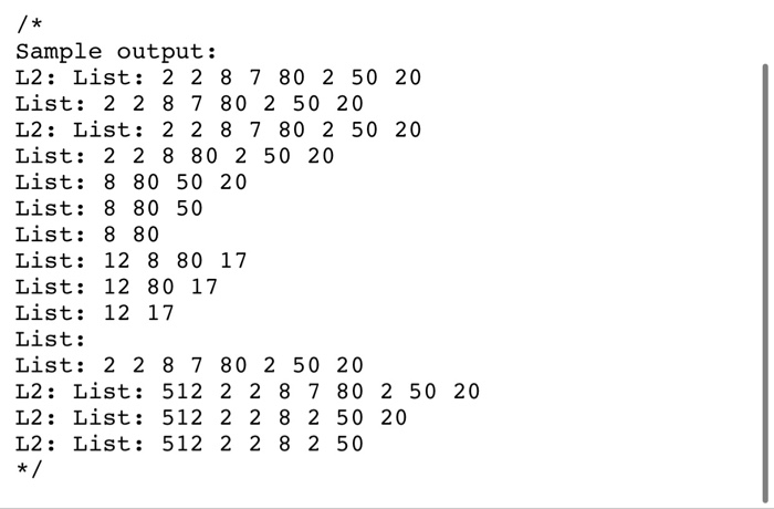 Solved C++, linked list using c++ please solve it part by | Chegg.com