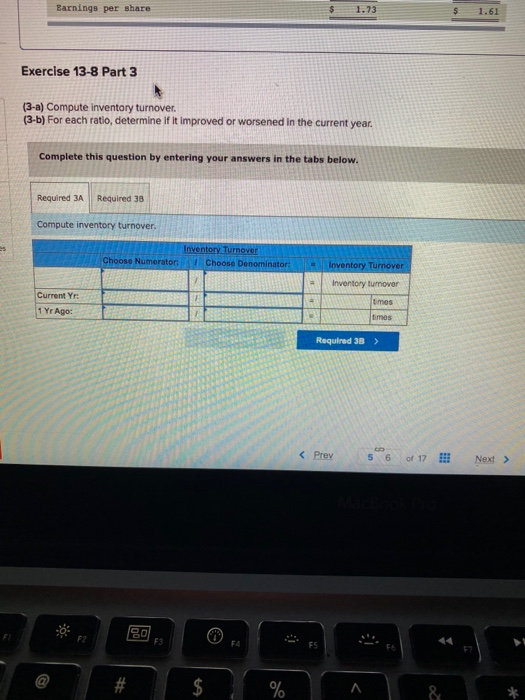 Solved Required Information Exercise 13-8 Analyzing and | Chegg.com