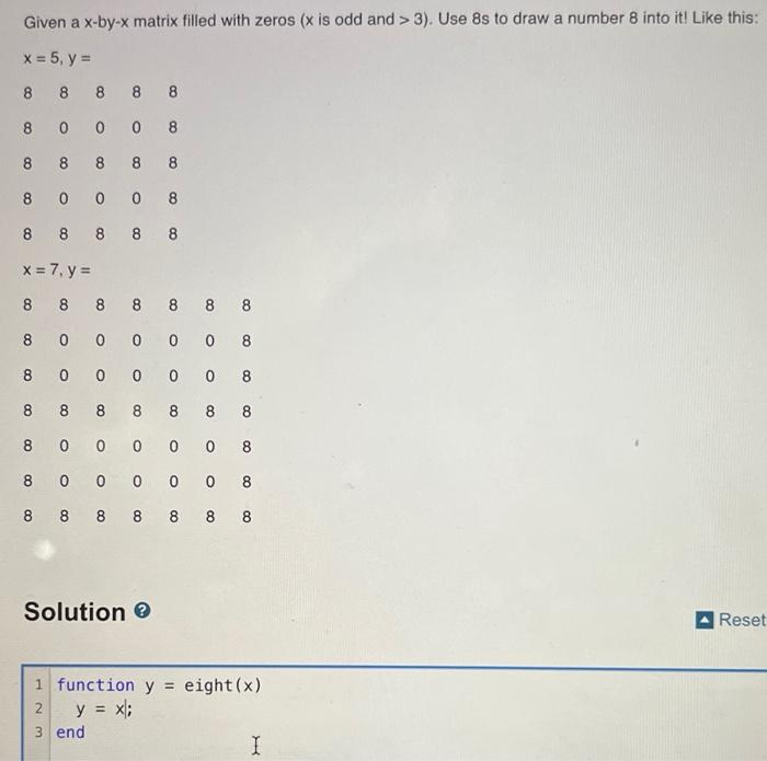 solved-given-a-x-by-y-x-matrix-filled-with-zeros-x-is-odd-chegg