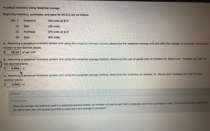 solved-perpetual-inventory-using-weighted-average-beginning-chegg