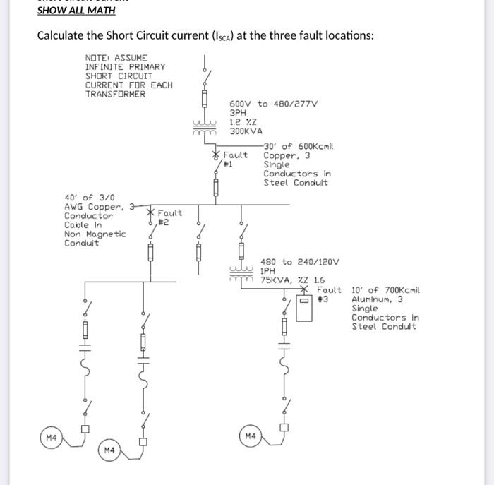 AQ -永久- / GET IN THE RING Solved SHOW ALL MATH Calculate the Short Circuit current
