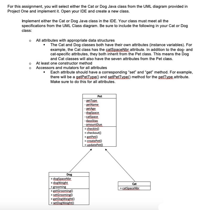 Solved For this assignment, you will select either the Cat | Chegg.com