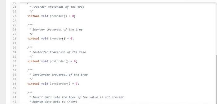 Solved C++ please read the description (texted code)/** * A | Chegg.com
