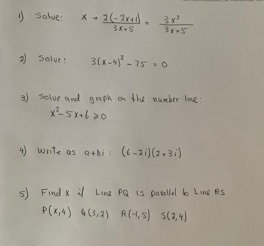 2x 5 3 2 x 2 1 solve