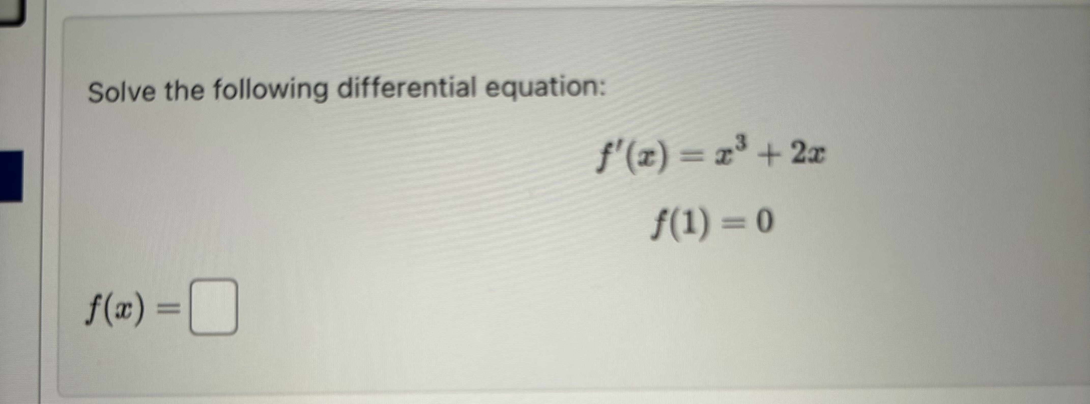 Solved Solve the following differential | Chegg.com