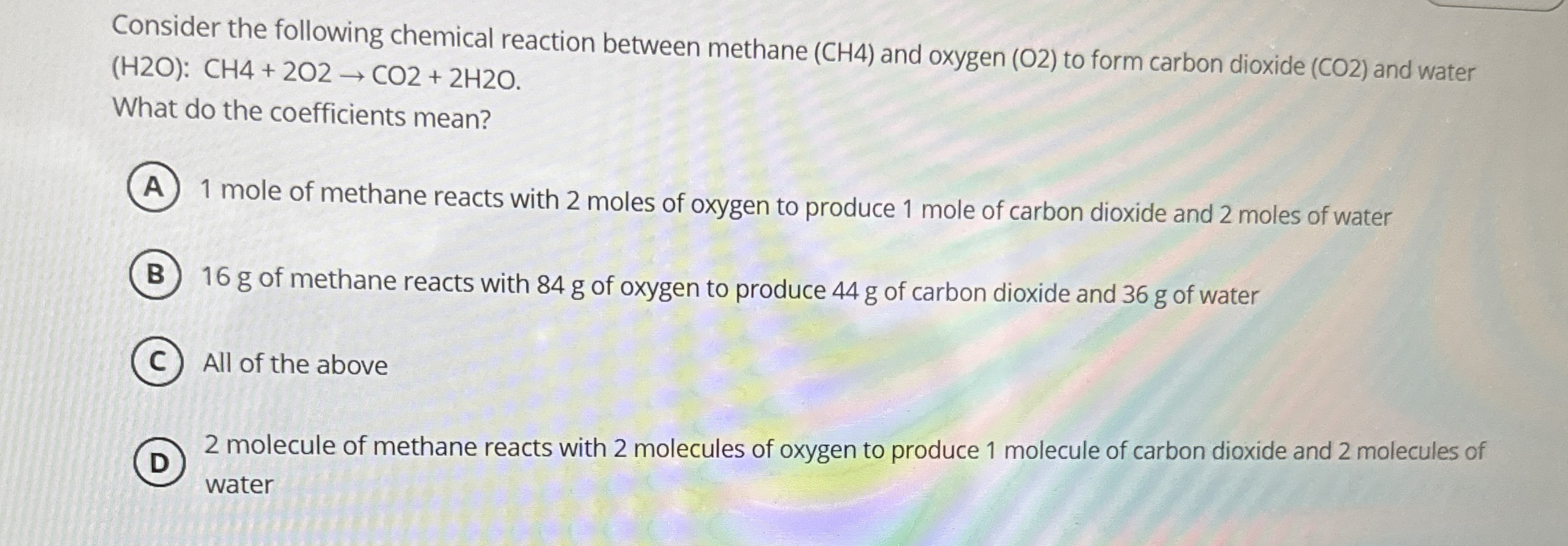 Solved Consider the following chemical reaction between | Chegg.com