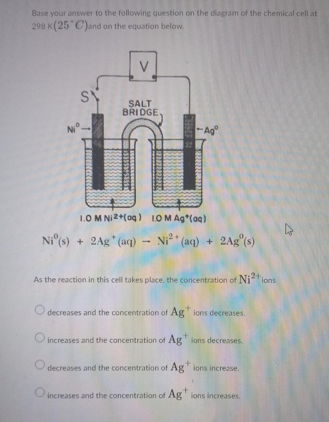 Solved Base your answer to the following question on the | Chegg.com