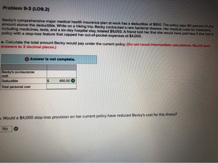 Solved Problem 93 (L09.2) Becky's comprehensive major