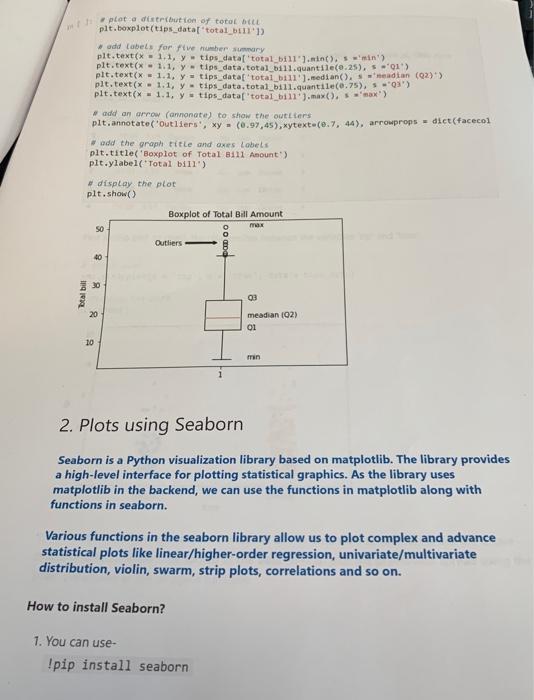 Solved 2.6 Count Plot Count plot shows the count of | Chegg.com