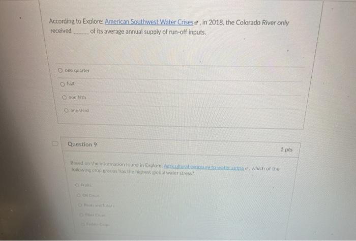 According To Explore American Southwest Water Crises Chegg Com   Image
