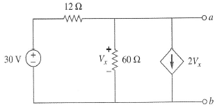 Solved: Obtain the Thevenin and Norton equivalent circuits of t ...