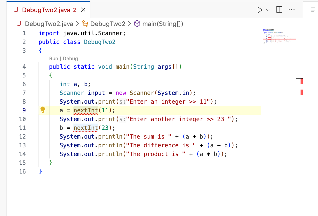 Solved How do I fix lines 9 and 11? | Chegg.com
