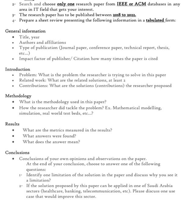 related work in research paper