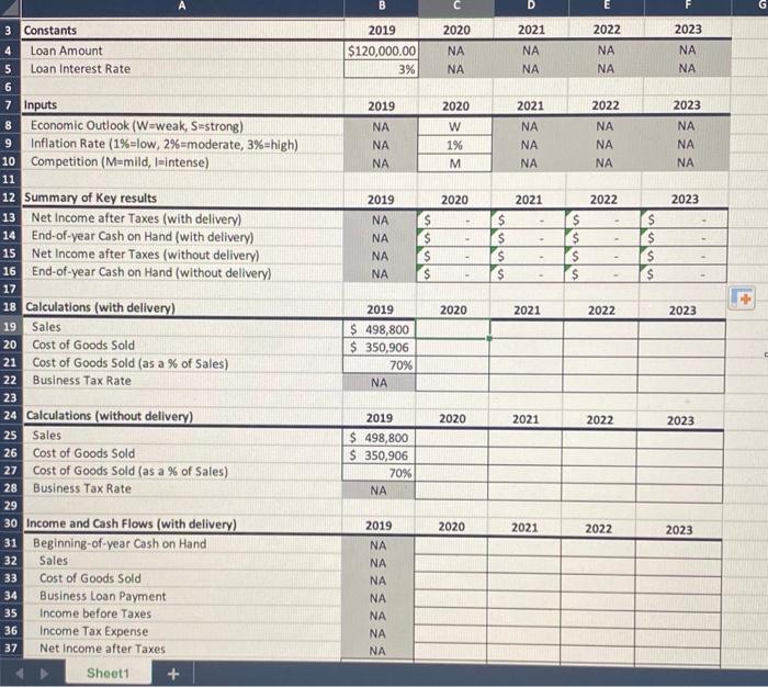 Excel DSS Case Study Instructions Overview Like the