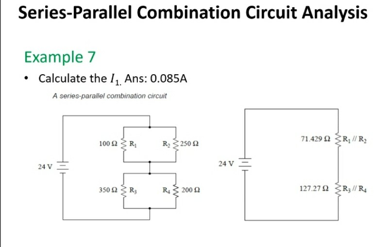 Series Parallel Combination Circuit Examples Circuit Diagram