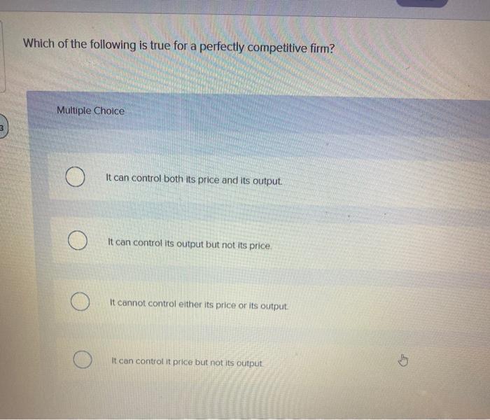 Solved Which of the following is true for a perfectly | Chegg.com