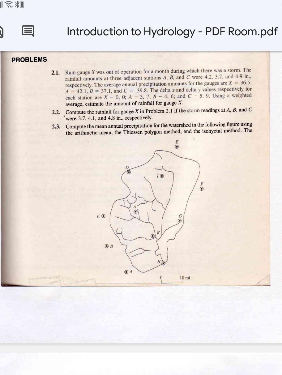 Solved || 法国 2 Introduction to Hydrology - PDF Room.pdf | Chegg.com