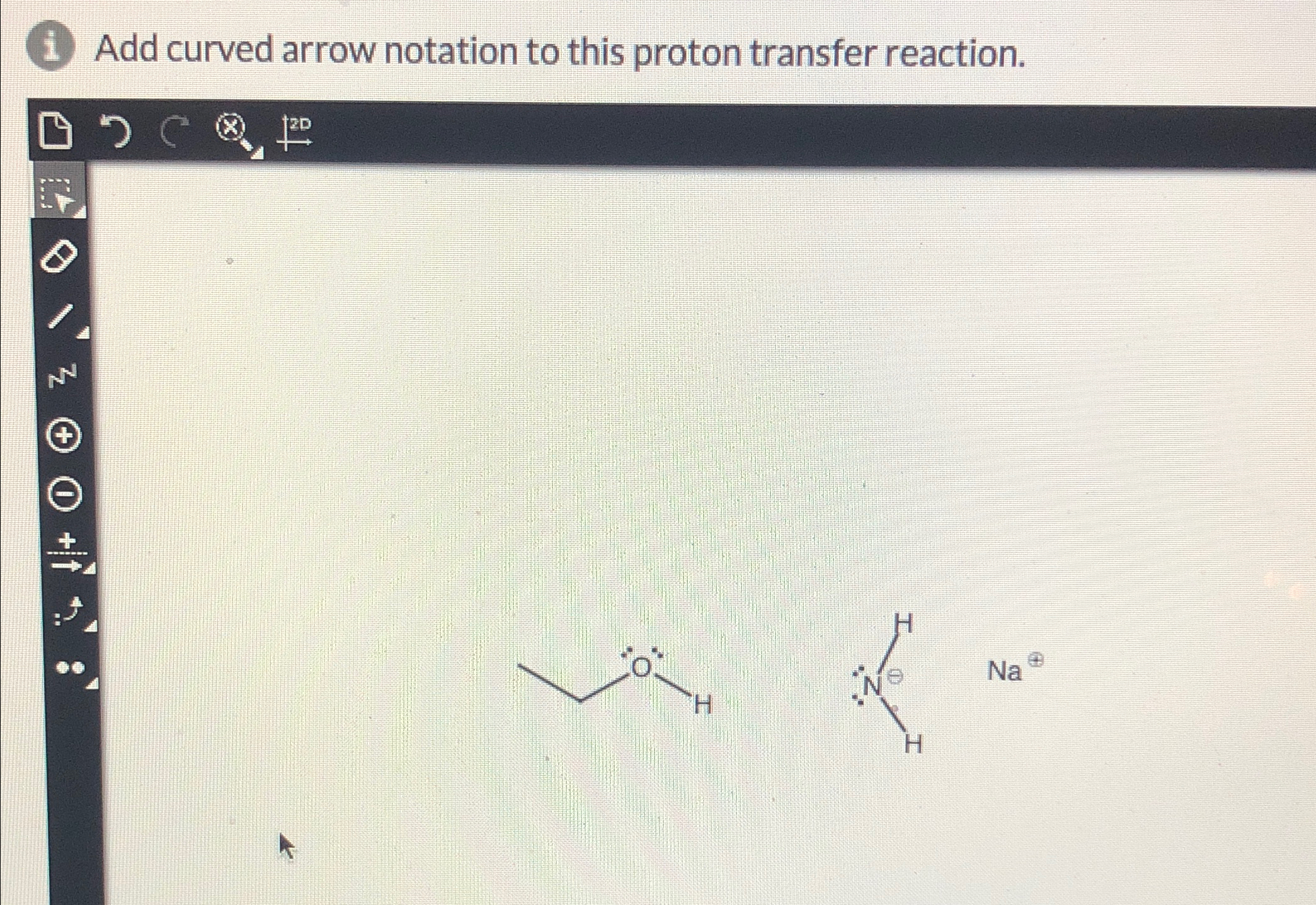 Solved (i) ﻿Add curved arrow notation to this proton | Chegg.com