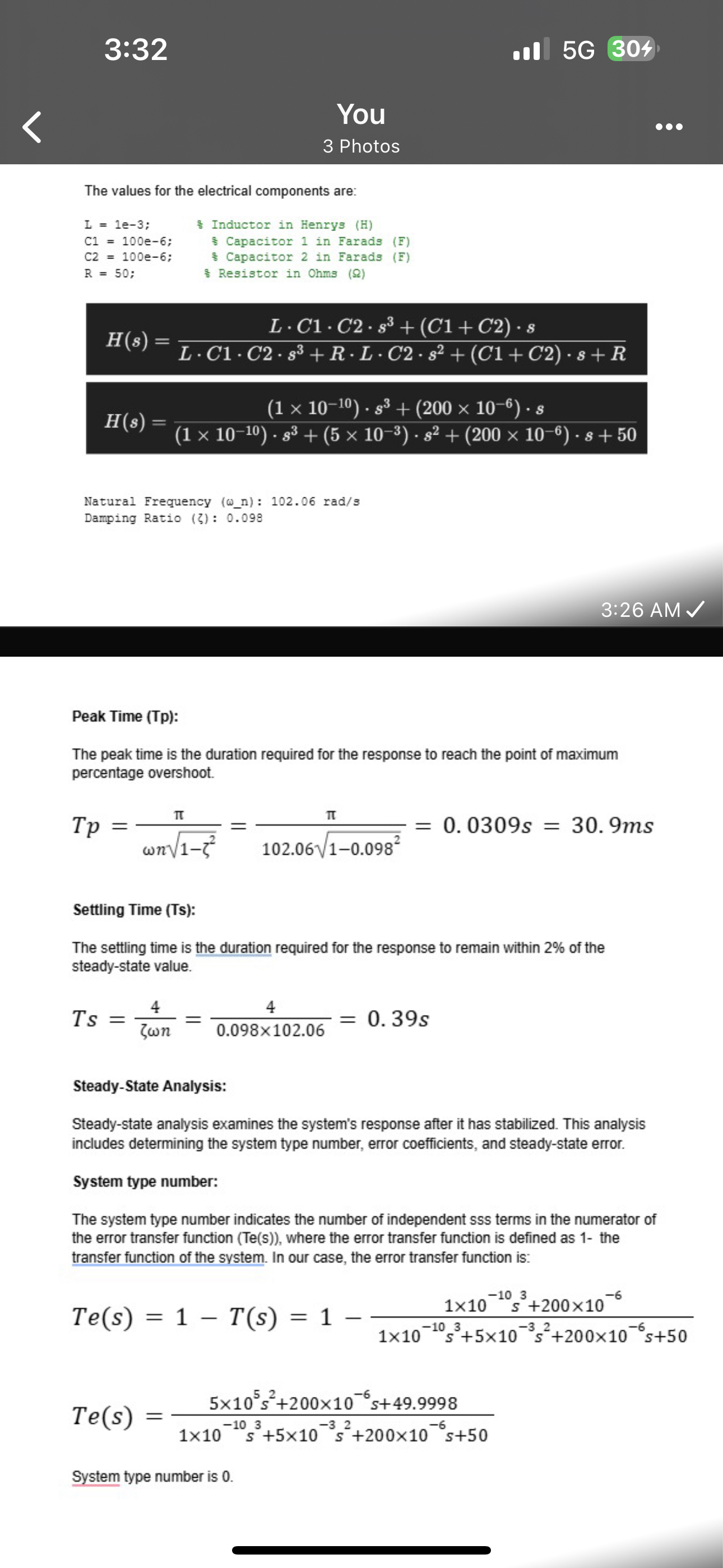 Solved I want you to analyze the frequency response of the | Chegg.com