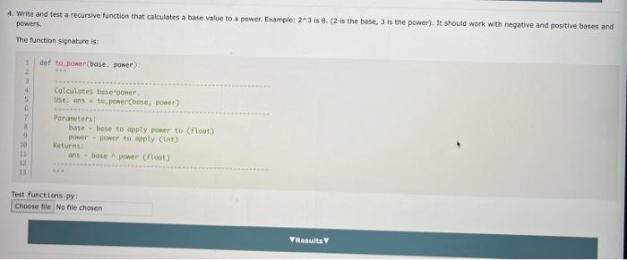 Solved Please complete the following code for each task. | Chegg.com