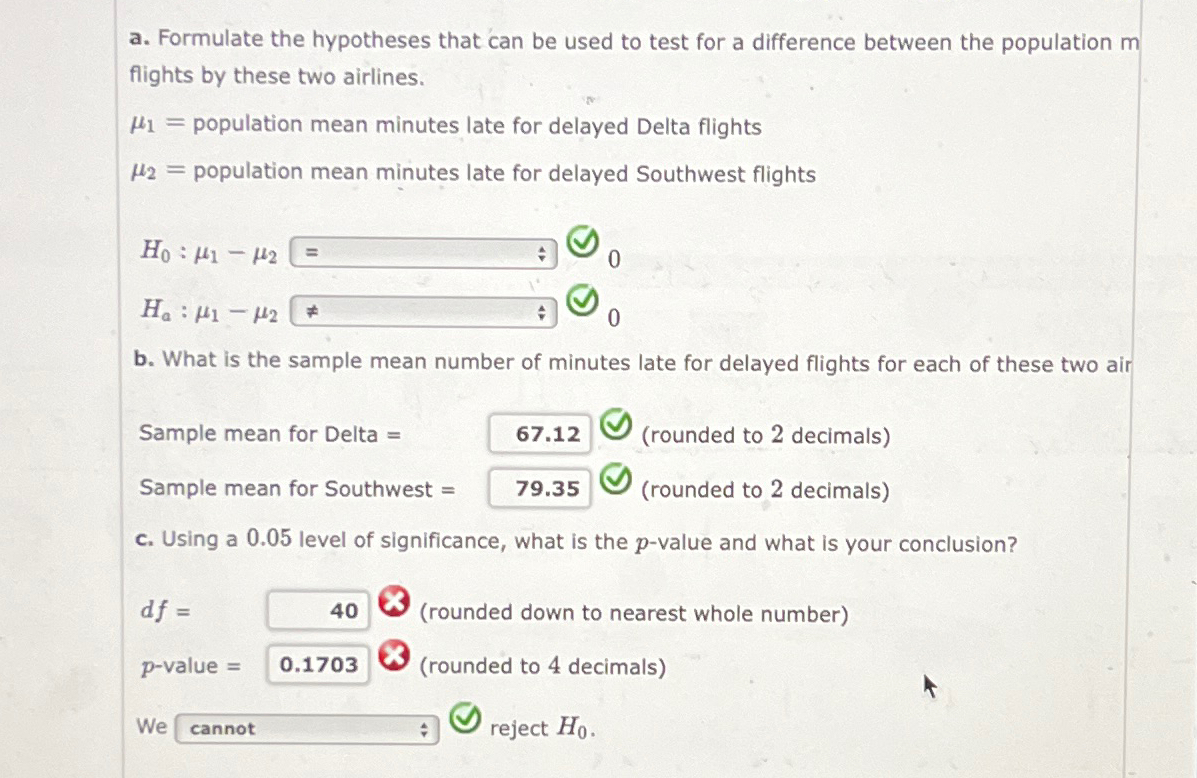 a. ﻿Formulate the hypotheses that can be used to test | Chegg.com