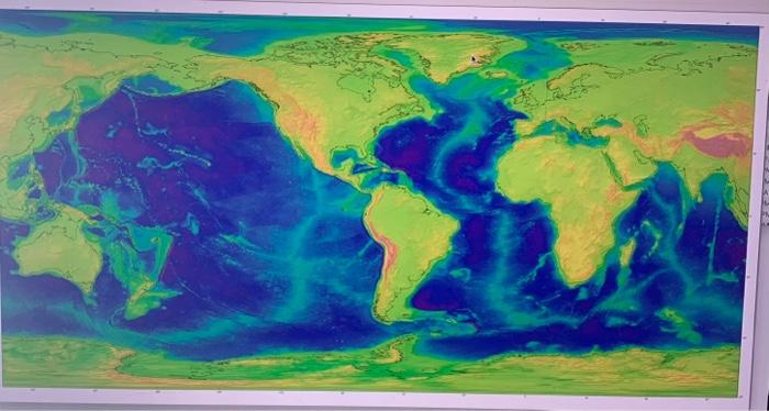 Solved PLATE BOUNDARY MAP Based on the data in the | Chegg.com