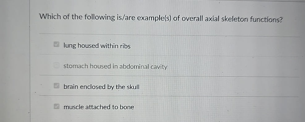 Solved Which of the following is/are example(s) ﻿of overall | Chegg.com
