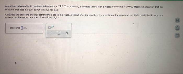 Solved A reaction between liquid reactants takes place at | Chegg.com