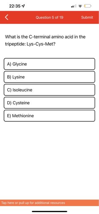 Solved What is the N-terminal amino acid in the tripeptide: | Chegg.com