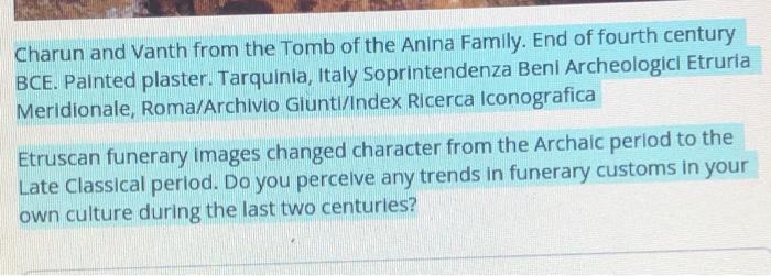 Solved Charun and Vanth from the Tomb of the Anina Family. | Chegg.com