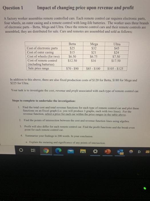 cost of remote control car