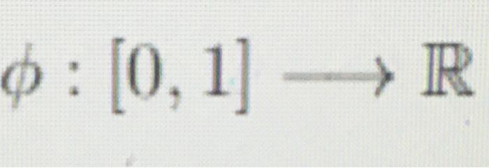 Solved 0 : [0, 1] - +R IR fn: [0, 1] --> R 1 n fn (2) = | Chegg.com