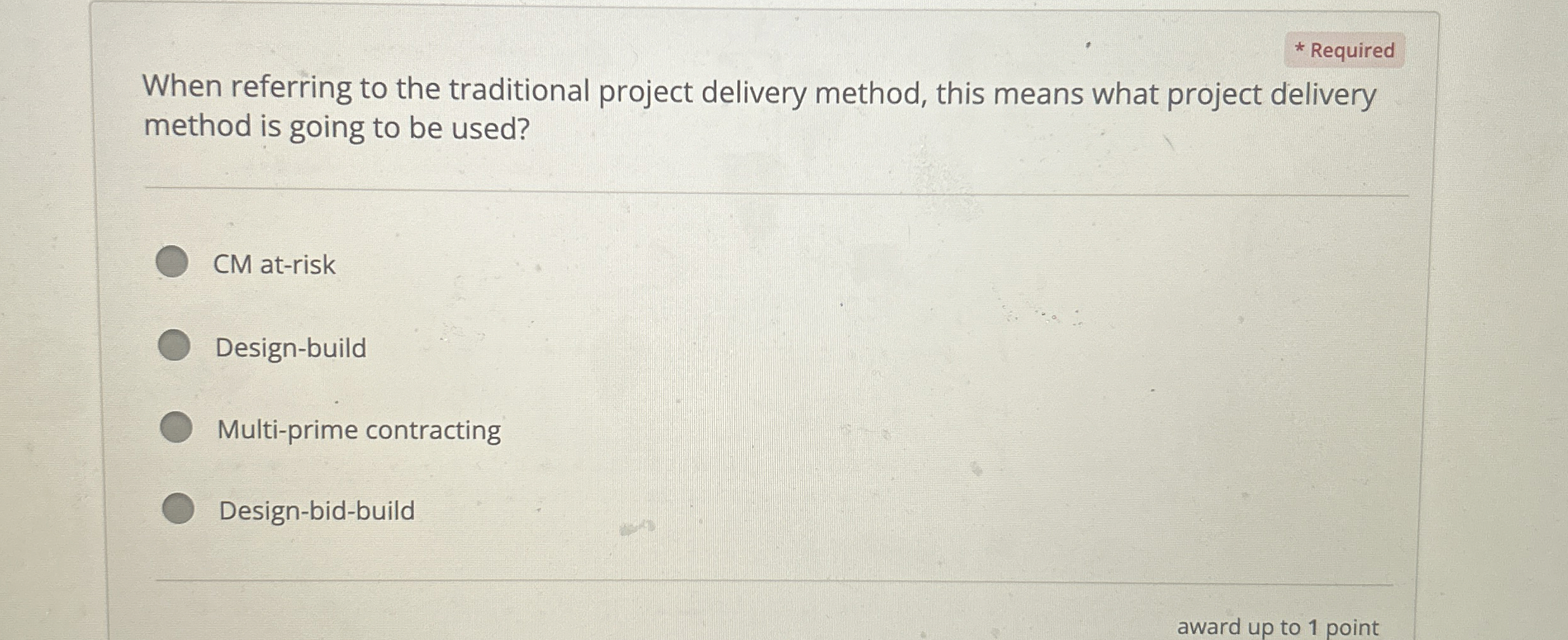 Solved RequiredWhen referring to the traditional project | Chegg.com