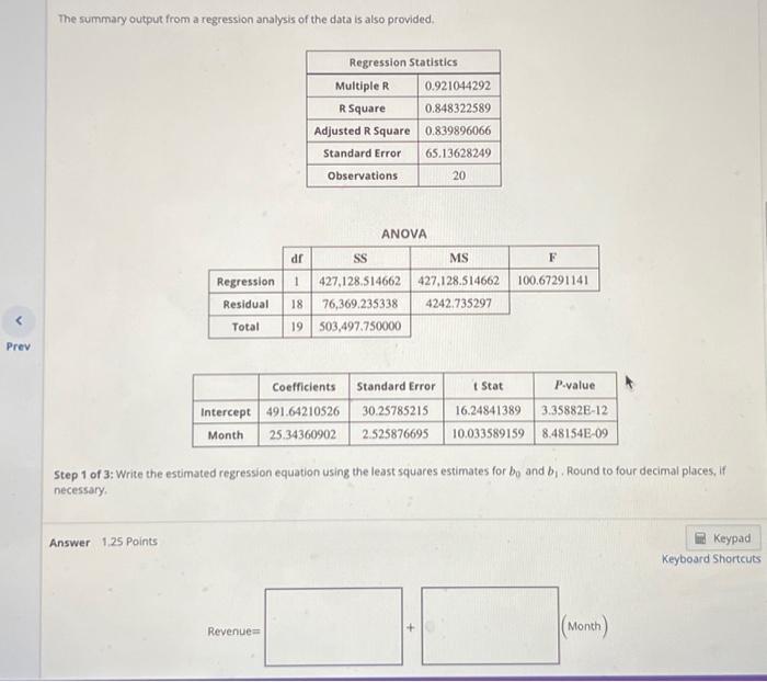 Solved This questions contains three parts for the one | Chegg.com