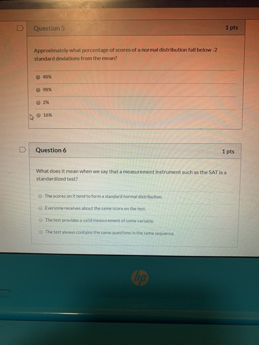 Solved D Question 5 1 pts Approximately what percentage of | Chegg.com