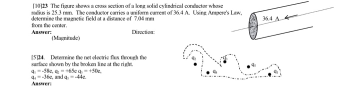 Solved 36,4 A 4 [10123 The figure shows a cross section of a | Chegg.com