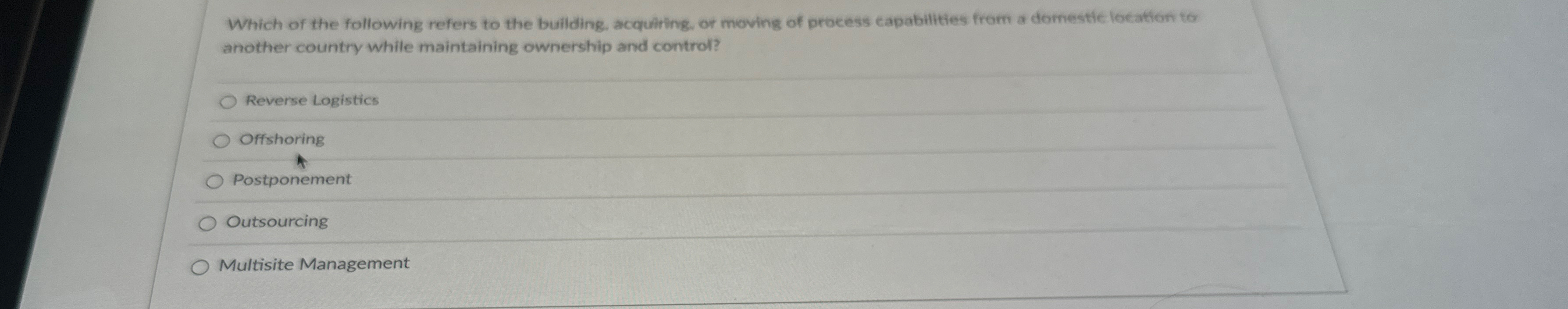 Solved Which of the following refers to the building, | Chegg.com