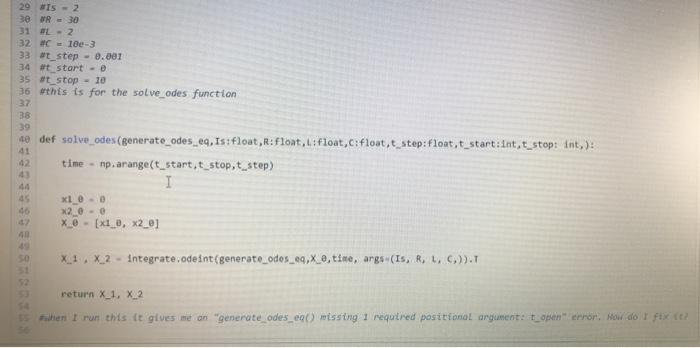 Solved Hi I have this piece of code in python it gives me an | Chegg.com