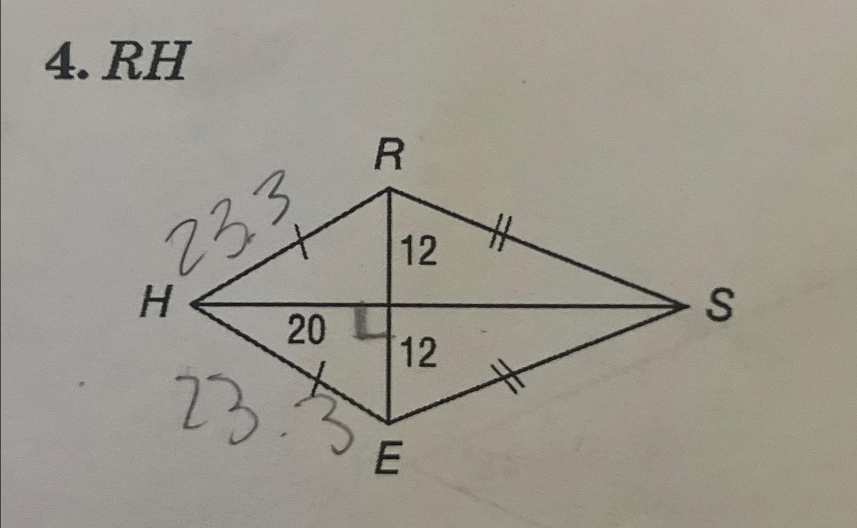 Solved Find each measureRH | Chegg.com