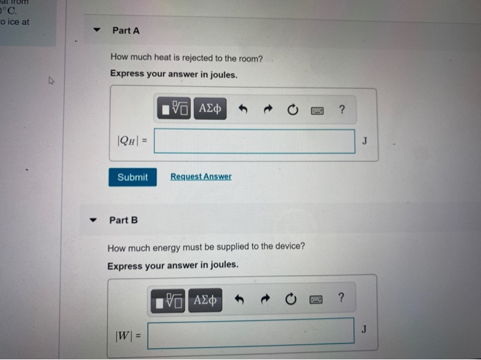 Solved An icemaking machine operates in a Carnot cycle. It