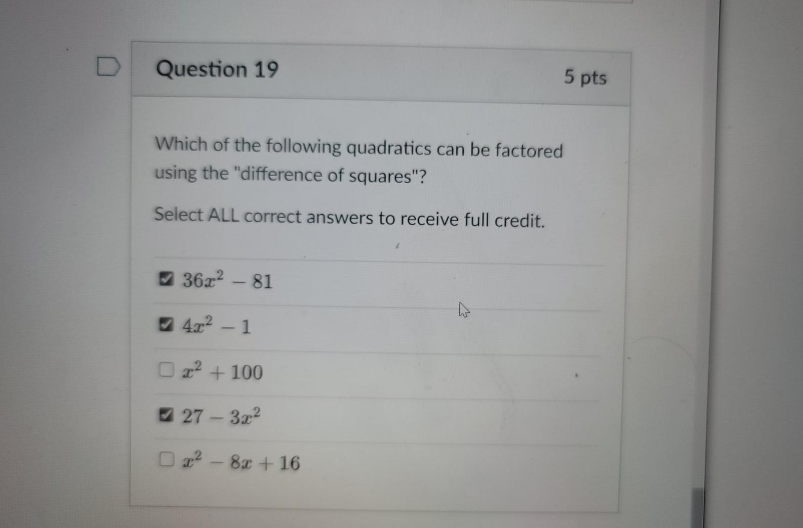 Solved D Question 8 5 pts Find the value of c that will make | Chegg.com