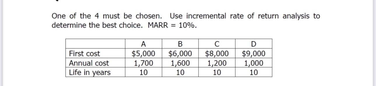 High Quality SOLUTION One of the 4 ﻿must be chosen. Use incremental ...