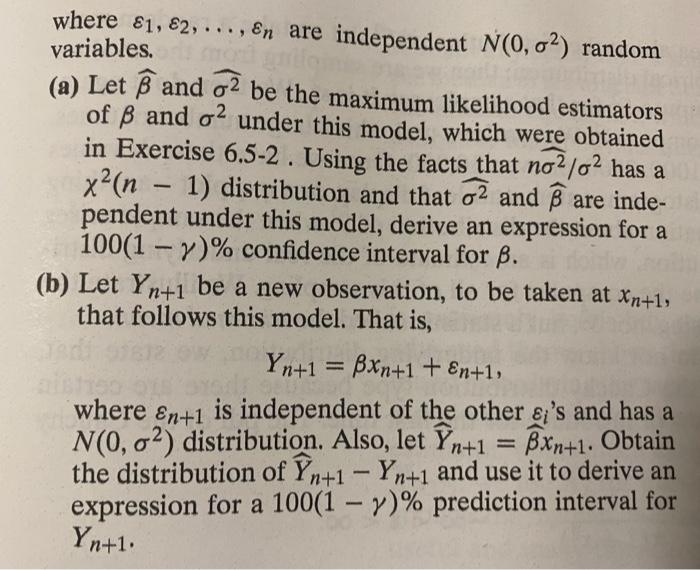 Solved Exercise 2.15 Consider the intercept-only model Y = a