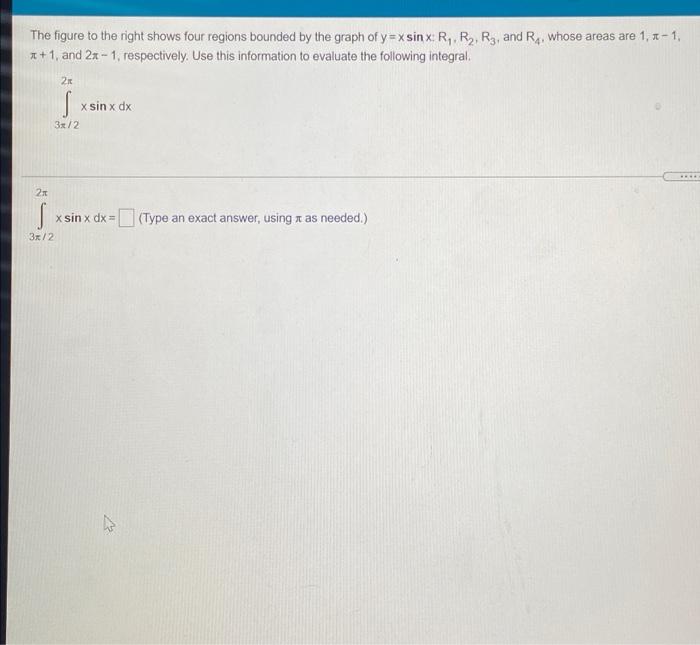 Solved The figure to the right shows four regions bounded by | Chegg.com