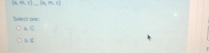 Solved Select one: | Chegg.com