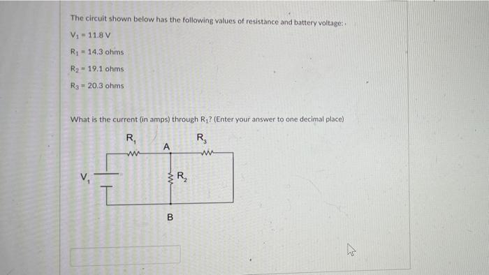 Solved The circuit shown below has the following values of | Chegg.com