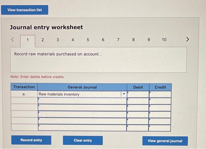Solved Prepare journal entries to record transactions a | Chegg.com
