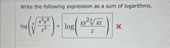 Solved Write the following expression as a sum of | Chegg.com