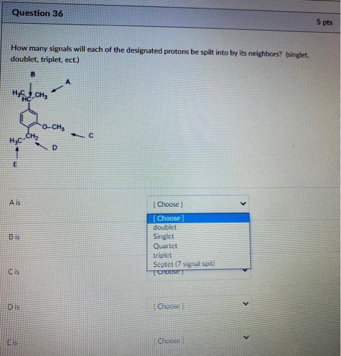 Solved Question 36 5 Pts How Many Signals Will Each Of The | Chegg.com