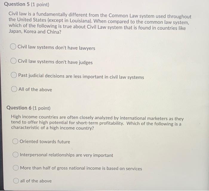 solved-question-5-1-point-civil-law-is-a-fundamentally-chegg